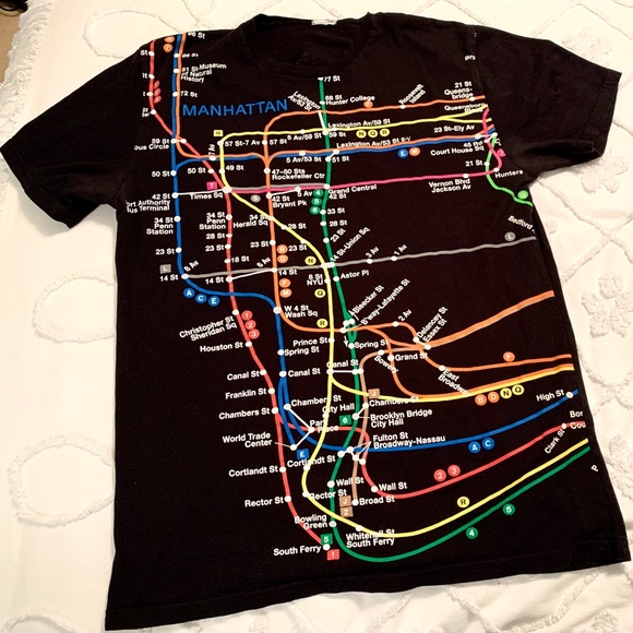 Love NY Other - New York City Subway Line Shirt